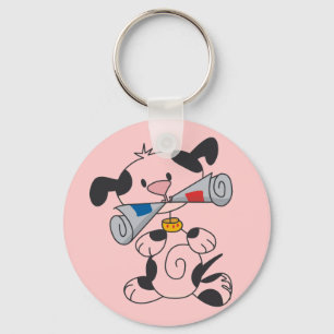 Llavero Perrito con las camisetas y los regalos del periód