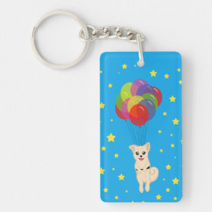 Llavero Perrito con los globos