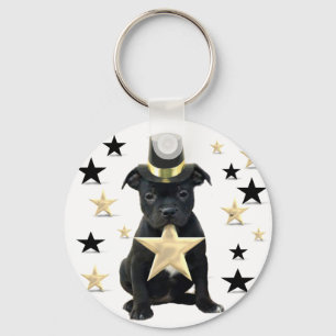 Llavero Perrito de Stafforfshire bull terrier