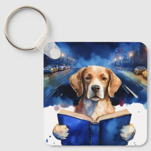 Llavero Perrito sobrio con oración personalizada de AA en 