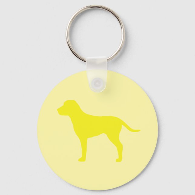 Llavero Perro amarillo (Anverso)