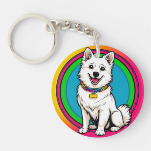 Llavero Perro Animado Adorable con Collar