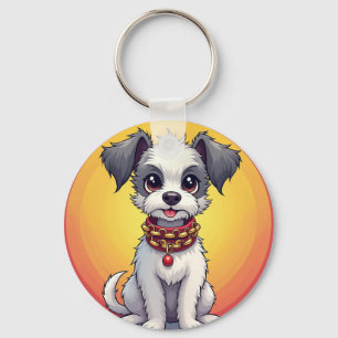 Llavero 🐶 Perro Animado Lindo Para Estilo de Uso Diario �