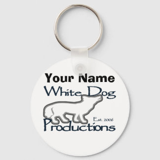 Llavero Perro blanco - Keychain (Personalizar o personaliz
