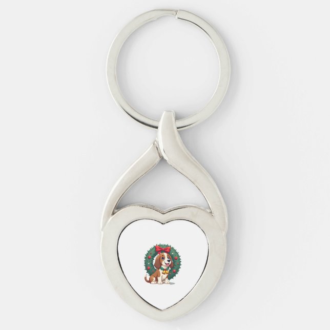 Llavero Perro Bloodhound Sleigh Puller (Anverso)