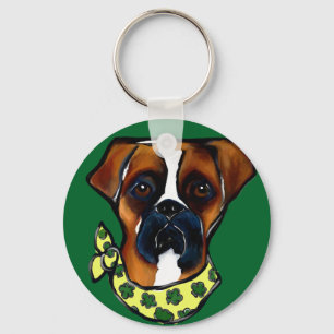 Llavero Perro Boxer St. Patty
