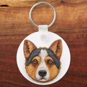 Llavero Perro Boyero Australiano Inspirado en 3D