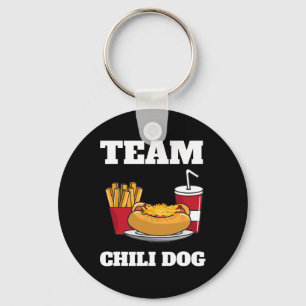 Llavero Perro Caliente Con Chili Y Hombre Perro Caliente Y