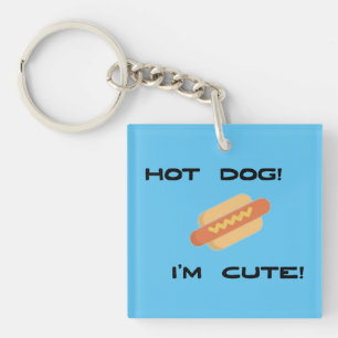 Llavero Perro caliente soy lindo