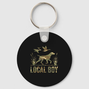 Llavero Perro Chico Local Cazador Camuflaje Orgullo Campes