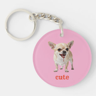 Llavero Perro Chihuahueño Lindo Personalizado Agresivo Asq