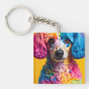 Llavero Perro Colorido