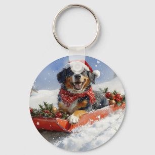 Llavero Perro congestionado de Bluetick en Navidades de ma