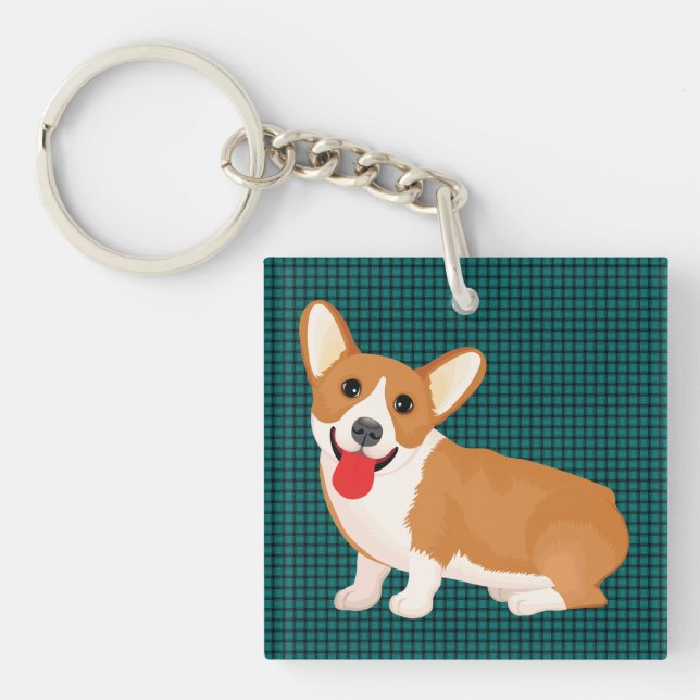 Llavero perro corgi (Frente)
