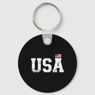 Llavero Perro Corgi Bandera Americana Usa 4 De Julio Hombr