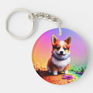 Llavero Perro Corgi De Cachorro Cúpido-36475