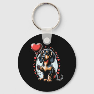 Llavero Perro Dachshund Día de San Valentín Dueño de perro
