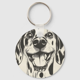 Llavero Perro dálmata personalizado
