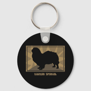 Llavero Perro de aguas tibetano terroso