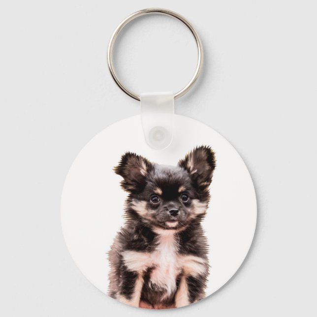 Llavero Perro de cachorro chihuahua (Anverso)