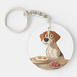 Llavero Perro de desayuno