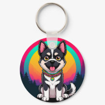 Perro de dibujos animados juguetón