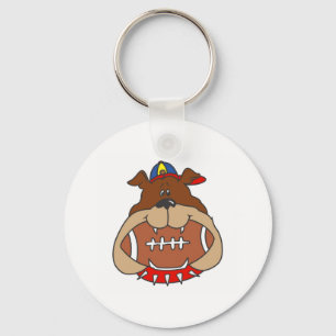 Llavero perro de fútbol