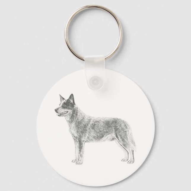 Llavero Perro de ganado australiano (Anverso)