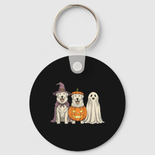 Llavero Perro de Halloween de Gran Pirineo de Fantasma Esp