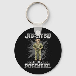 Llavero Perro de Jiu Jitsu Brasileño MMA y Grappling BJJ
