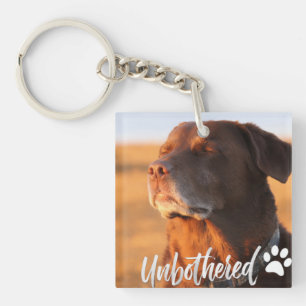 Llavero Perro de la hora dorada imperturbable - Minimalist