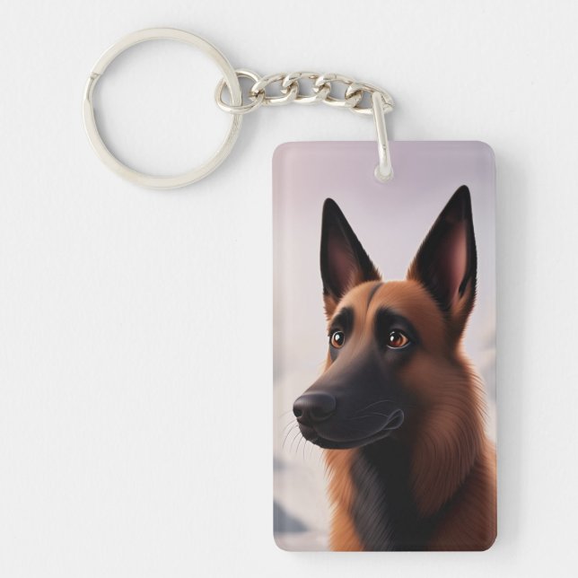 Llavero Perro de Malinois (Frente)