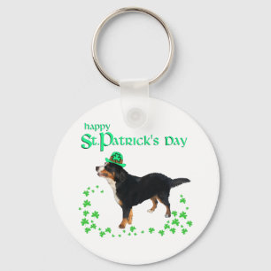 Llavero Perro de montaña bernés día de San Patricio