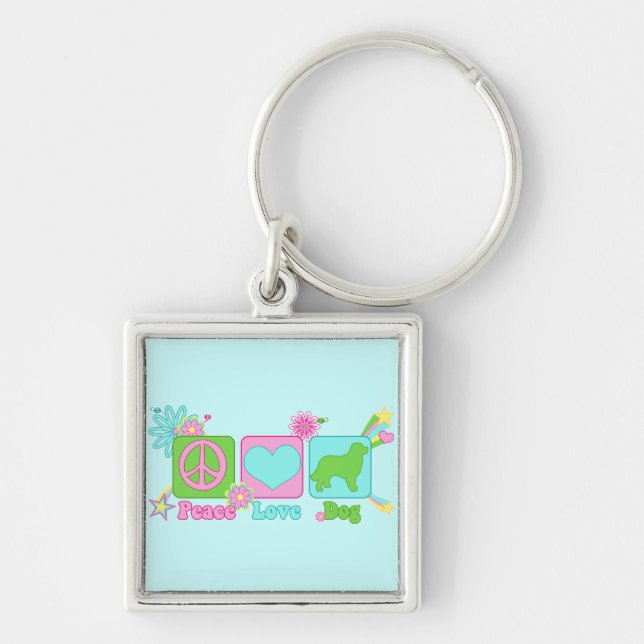 Llavero Perro de montaña de Bernese (Frente)