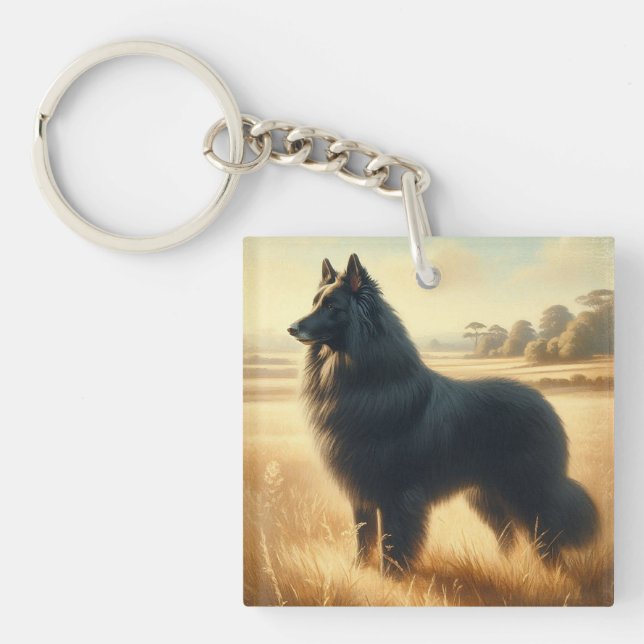Llavero Perro de pastor belga (Frente)