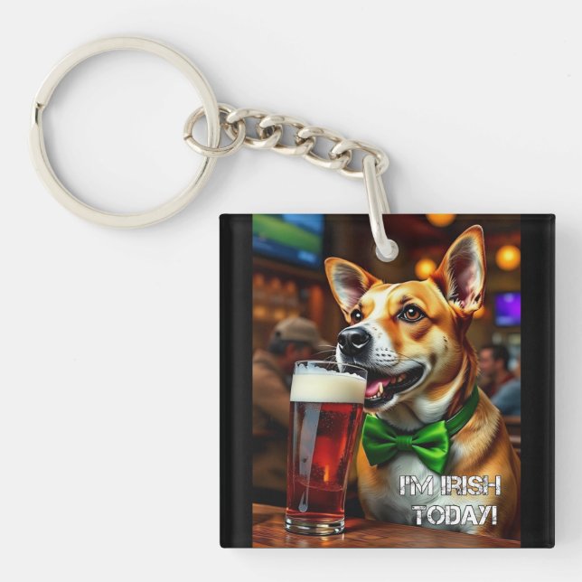 Llavero Perro de St. Pat (Frente)