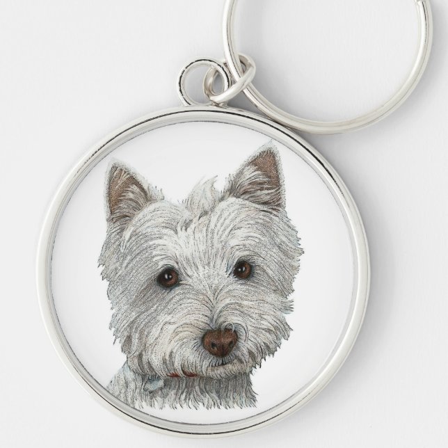Llavero Perro de Westie (Frente)