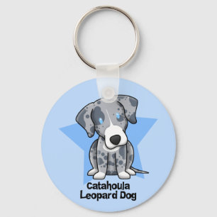 Llavero Perro del leopardo de Catahoula de la estrella de