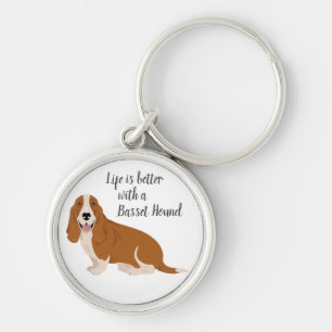 Llavero Perro del perro de los basset