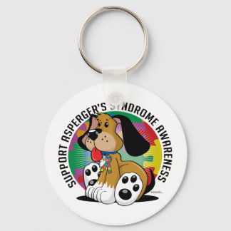Llavero Perro del síndrome de Asperger