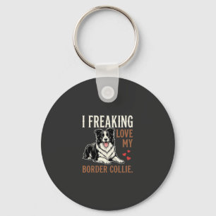 Llavero Perro Divertido Border Collie Amor