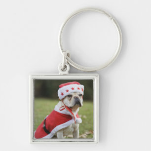Llavero Perro en traje del día de fiesta