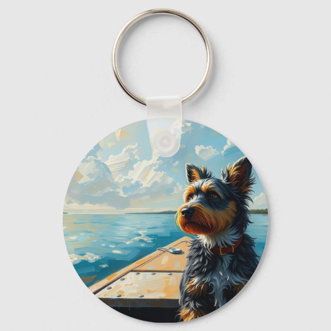 Llavero Perro en un barco (Anverso)