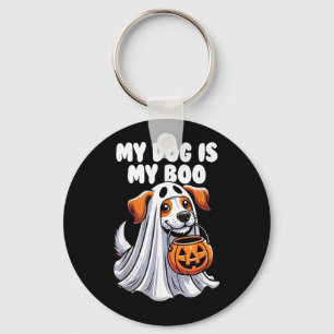 Llavero Perro Es Boo Fantasma Halloween Amante De Perros H