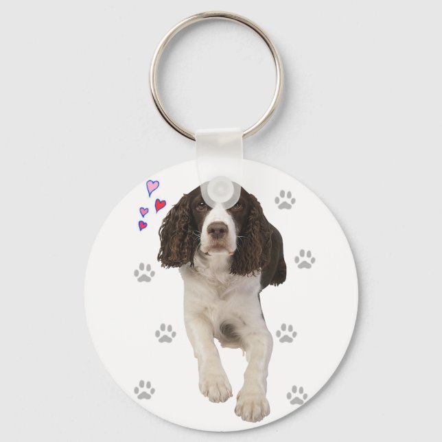 Llavero Perro español Springer inglés (Anverso)