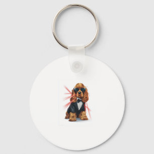 Llavero Perro Espía Spaniel - Agente Secreto Canino