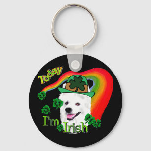 Llavero Perro Esquimal Americano St Patricks