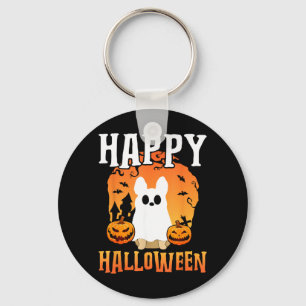 Llavero Perro fantasma feliz Halloween