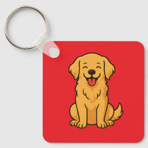 Llavero Perro feliz de raza Retriever Dorado – Mascotas di
