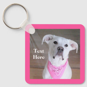 Llavero Perro feliz lindo con ojos hermosos cumpleaños ros